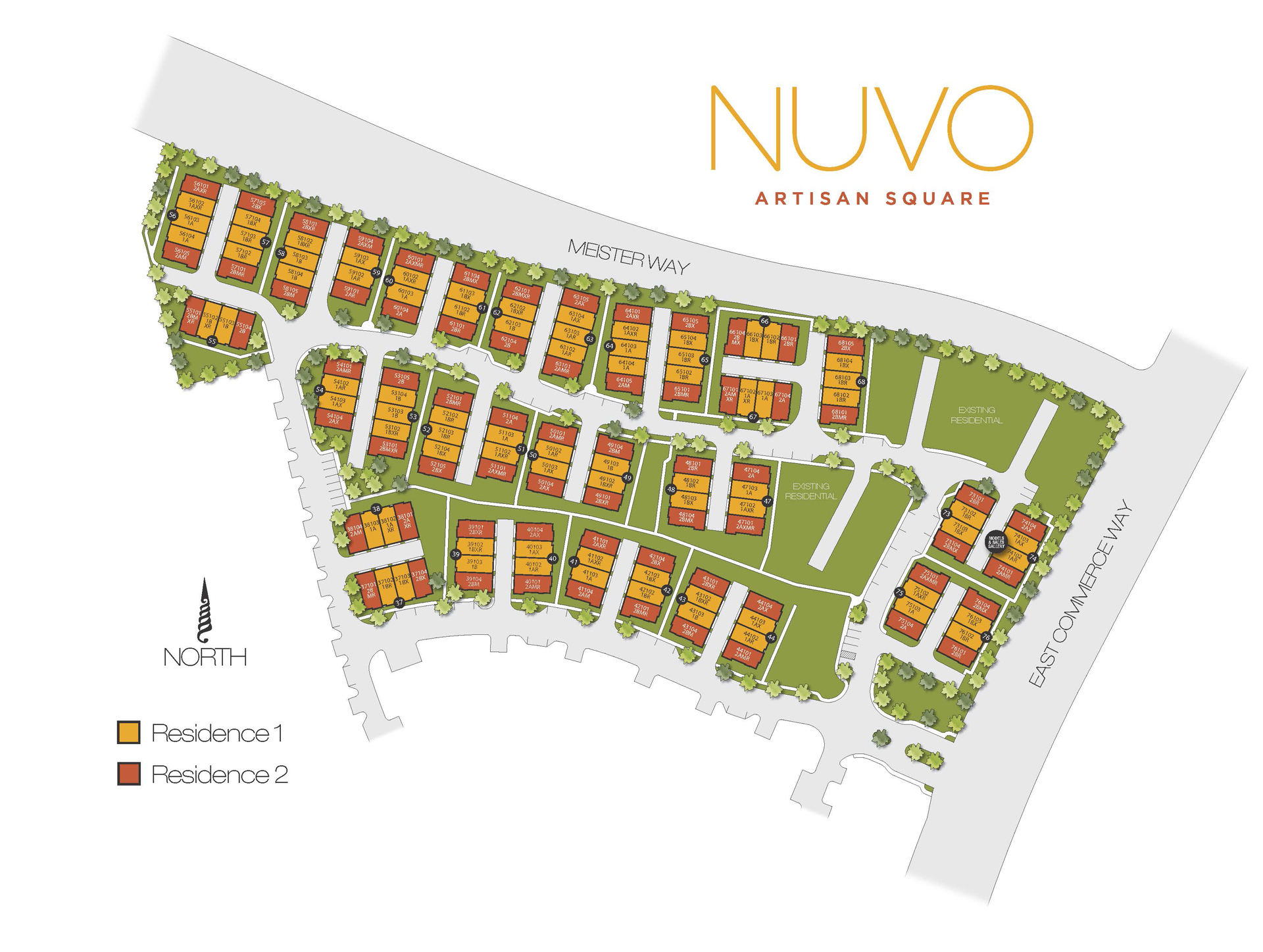 NUVO Artisan Square Site Plan
